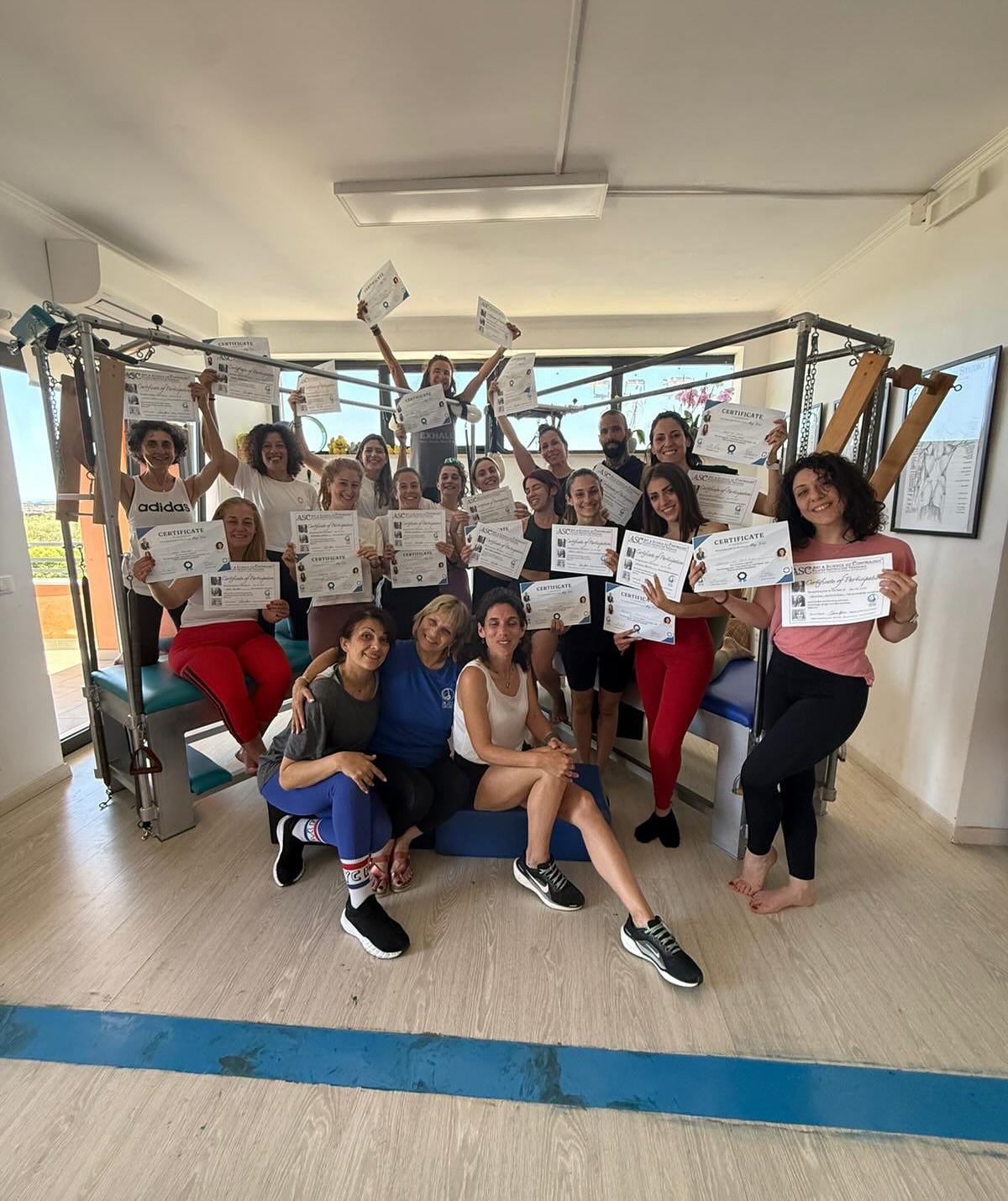 Classical Pilates instructor training at the Art of Control